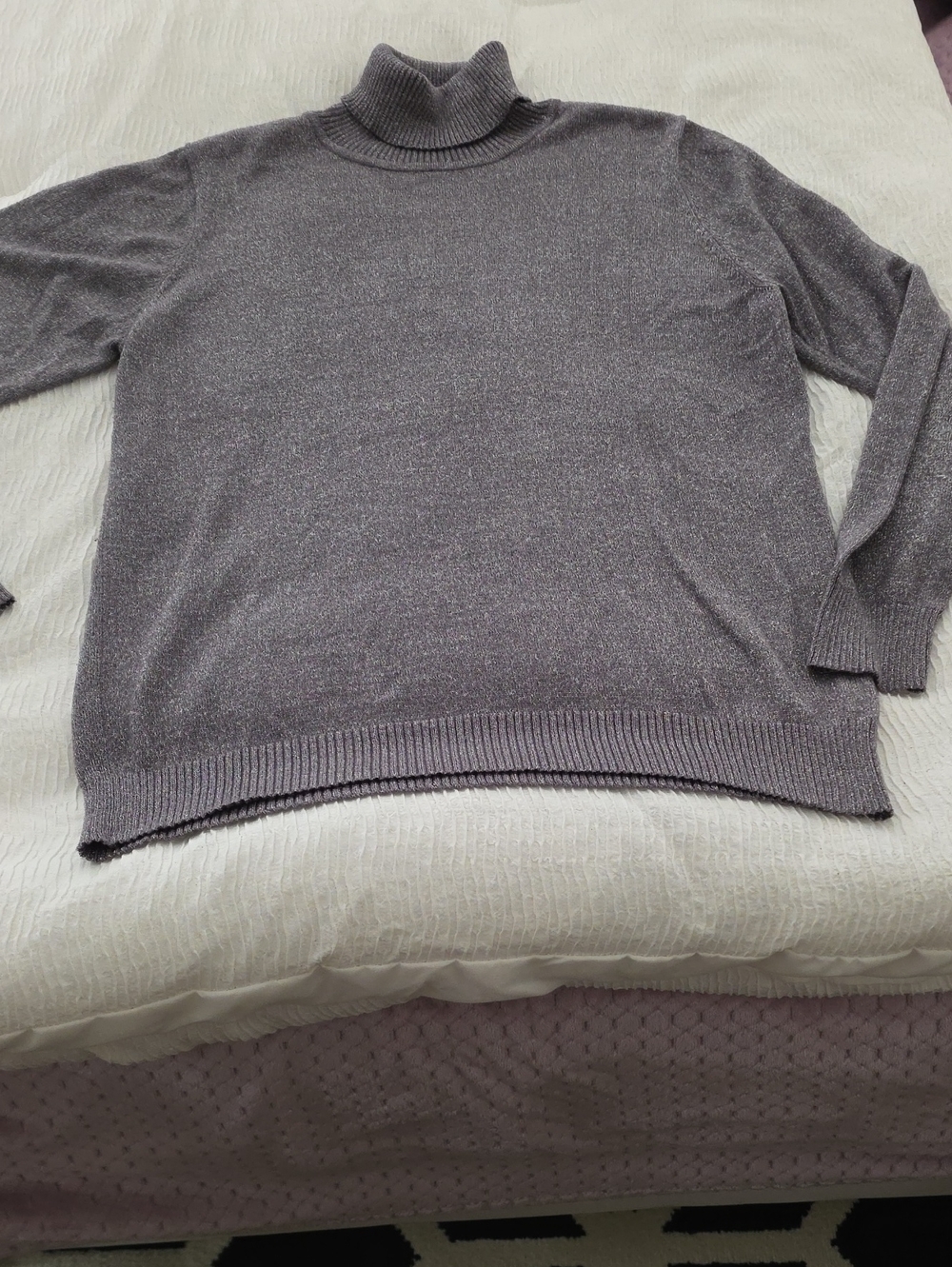 Joseph Women's Turtleneck Sweater in Heather Lavender Gray